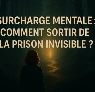charge mentale prison danger psy explorer encombré tete maux migraines surcharge culpabilité emotion