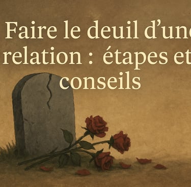 séparation amoureuse mort deuil relation résilience renaissance thérapie.