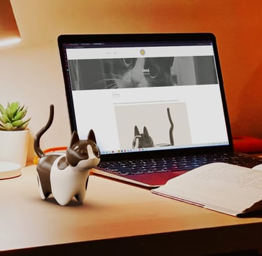 cat design 3d render