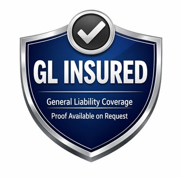 general liability coverage insured badge