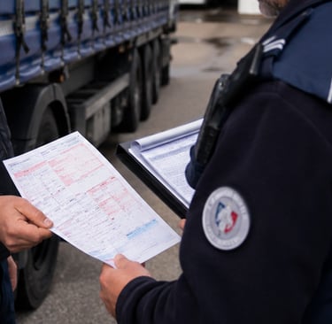 lettre de voiture e-CMR sur smartphone