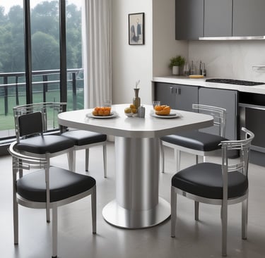 A cozy living room with wooden furniture and plants.