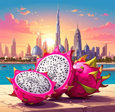 Our dragon fruit available in Dubai
