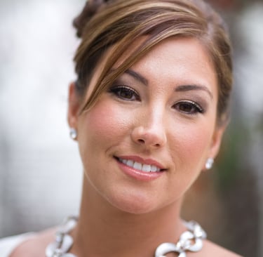 Beautiful Bride smiling 