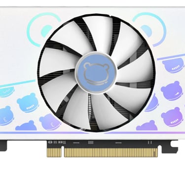 Yeston Cute Pet Nvidia GeForce RTX 5060 single fan GPU