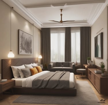 Bright living room with modern inventory