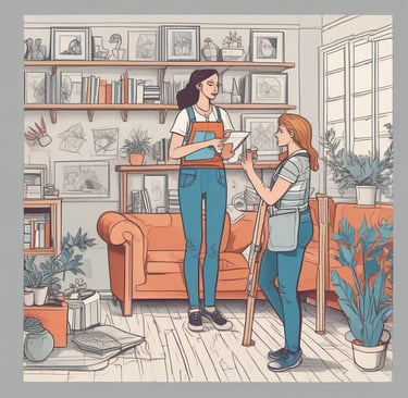 Bright living room with modern inventory