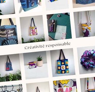 a collage of photos of a variety of handmade items