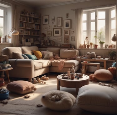 A well-organized office space showcasing our cleaning expertise.