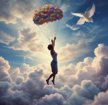 A view of the wing of an airplane with the moon in the distance