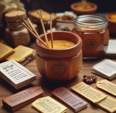 a beehive with a picture of a man's face on it