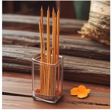 sliced orange fruit on blue surface
