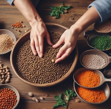 incense on brown vases