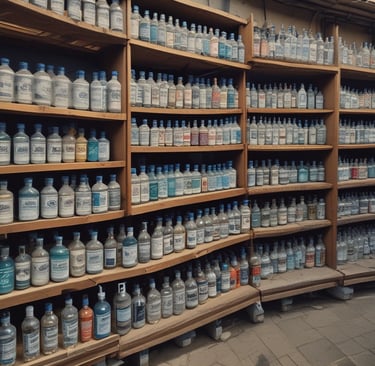 woman inside aquarium