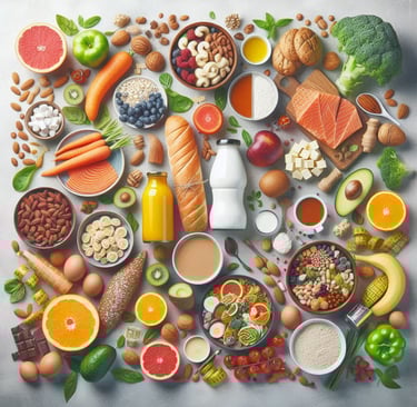 An image of healthy foods