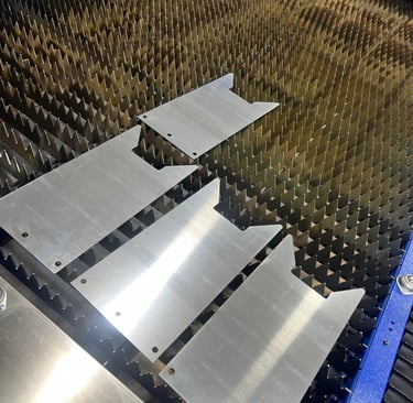 Laser Cut Shuttle Plates 1090 Spring Steel