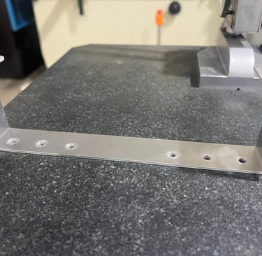 Laser Cut and Bent .090" Aluminum for Regulator Bracket
