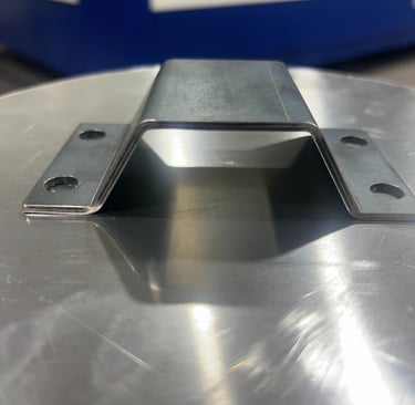 Laser Cut and Bent Steel Bracket
