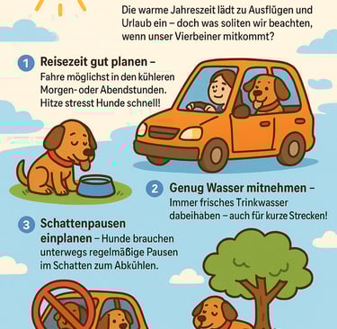 Reise im Sommer mit dem Hund - Tipps von Tierheilpraktikerin