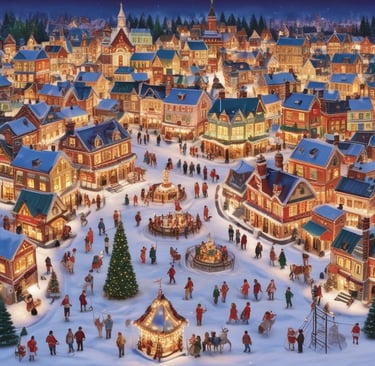 a neighborhood with houses and trees