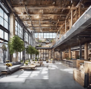 Bright living room with modern inventory