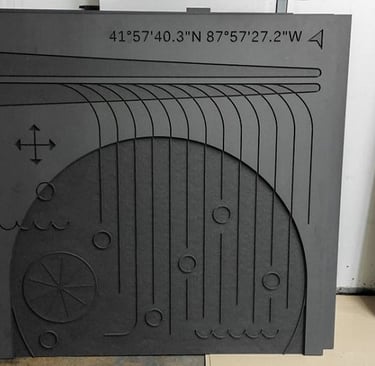 Juodo MDF Frezavimas