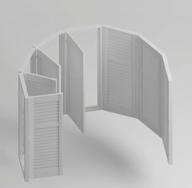Bay Window Shutter Installation Kingston