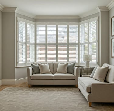 Bay Window Shutter Installation Richmond
