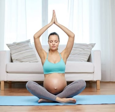 Joga pro těhotné, gravid joga, cviky pro těhotné