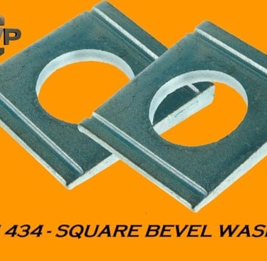 DIN 434 Tapered Washer – Square Washer for I-Beam Channels and Sloped Surfaces