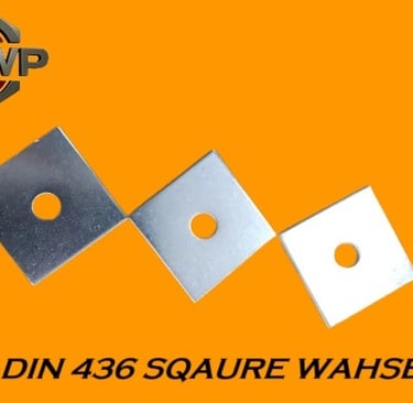 DIN 436 Square Washer – Large Size Flat Washer for Timber and Channel Applications