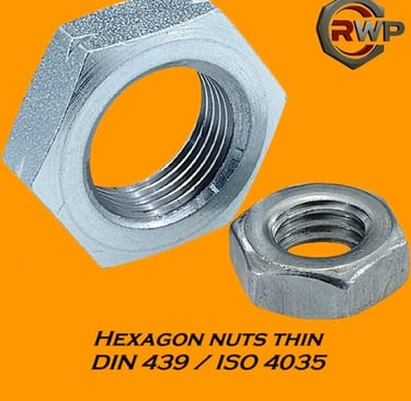 HESAGON NUT DIN 439 ISO 4035