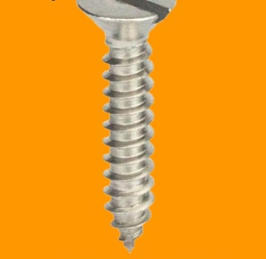 DIN 7972 Slotted Countersunk Head Tapping Screw