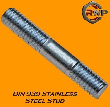 DIN 939 Double End Stud – Partially threaded stud bolt with unequal thread