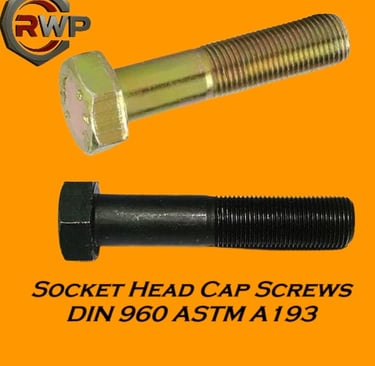 Hex Head Bolt – DIN 960 Metric Fine Thread