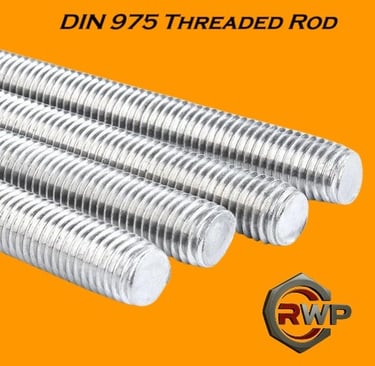 DIN 975 Threaded Rod – Fully threaded bar used for fastening, anchoring, and joining