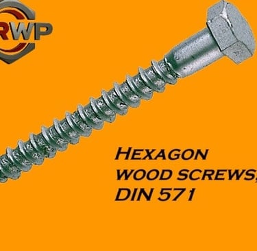 DIN 571 Hex Head Wood Screw