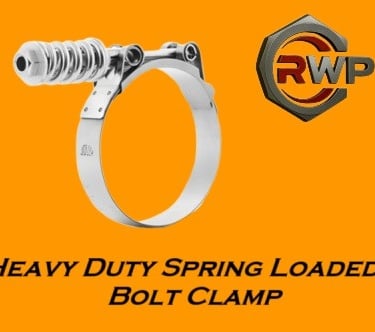 Heavy Duty Spring-Loaded T-Bolt Clamp – High-Strength Clamp for Secure Sealing in High-Pressure and Vibration