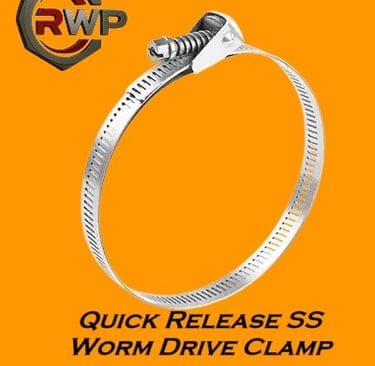 Quick Release SS Worm Drive Clamp