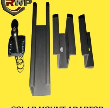solar mount adaptor plate aluminum