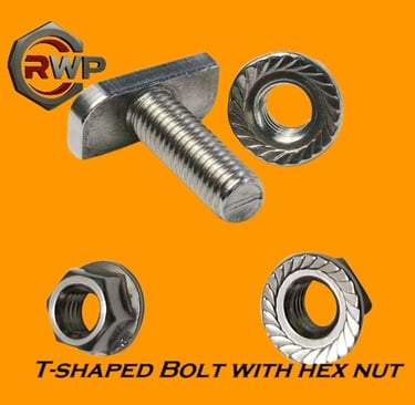 T-shaped Bolt with hex nut