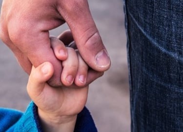 kinderhand in vaderhand