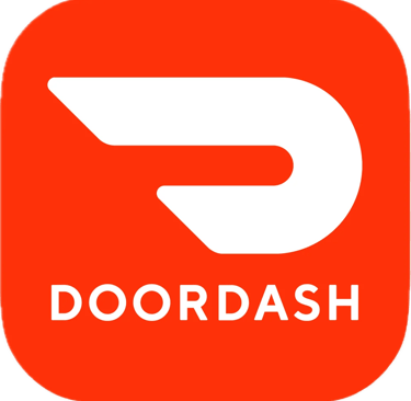 DoorDash logo with Hyperlink to Hayat Grocery Market DoorDash profile
