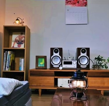 quarto decorado para melhorar a acústica do ambiente  e forma simples e prática