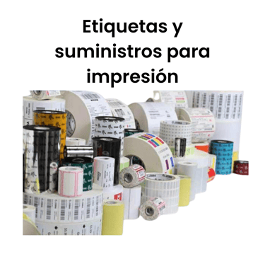 Etiquetas industriales y suministros de impresión para sistemas de identificación