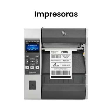 Impresora de etiquetas industrial para identificación de productos y materiales