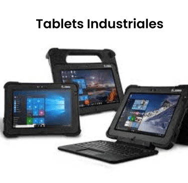 Tablet industrial utilizada en línea de ensamblaje para supervisión de procesos