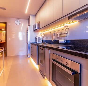 Cozinha planejada no Sudoeste em Brasília, cozinha sob medida de apartamento