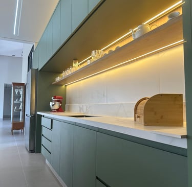 cozinha planejada em Brasília, led em cozinha planejada