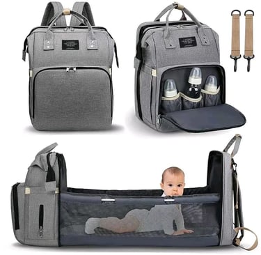 Adequada para maternidade, transforma-se em berço, com propriedades térmicas